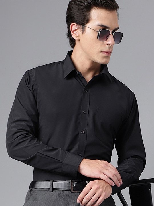 elevate-your-wardrobe-with-our-black-formal-shirt-collection