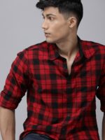 embrace-timeless-style-with-a-red-check-shirt-wardrobe-staple