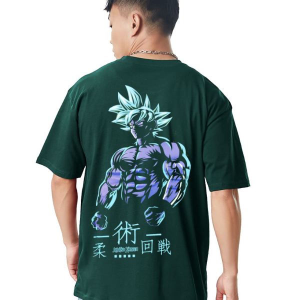 dragon-ball-z-mens-dark-green-oversized-t-shirt-for-men