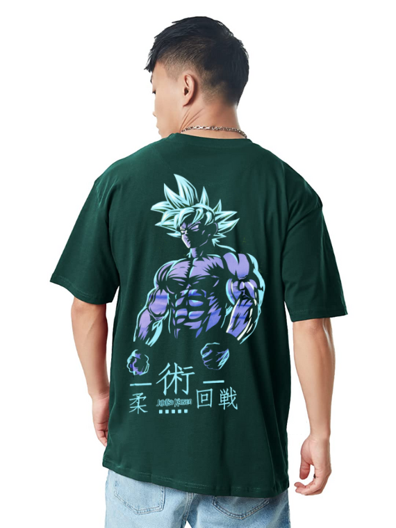 dragon-ball-z-mens-dark-green-oversized-t-shirt-for-men